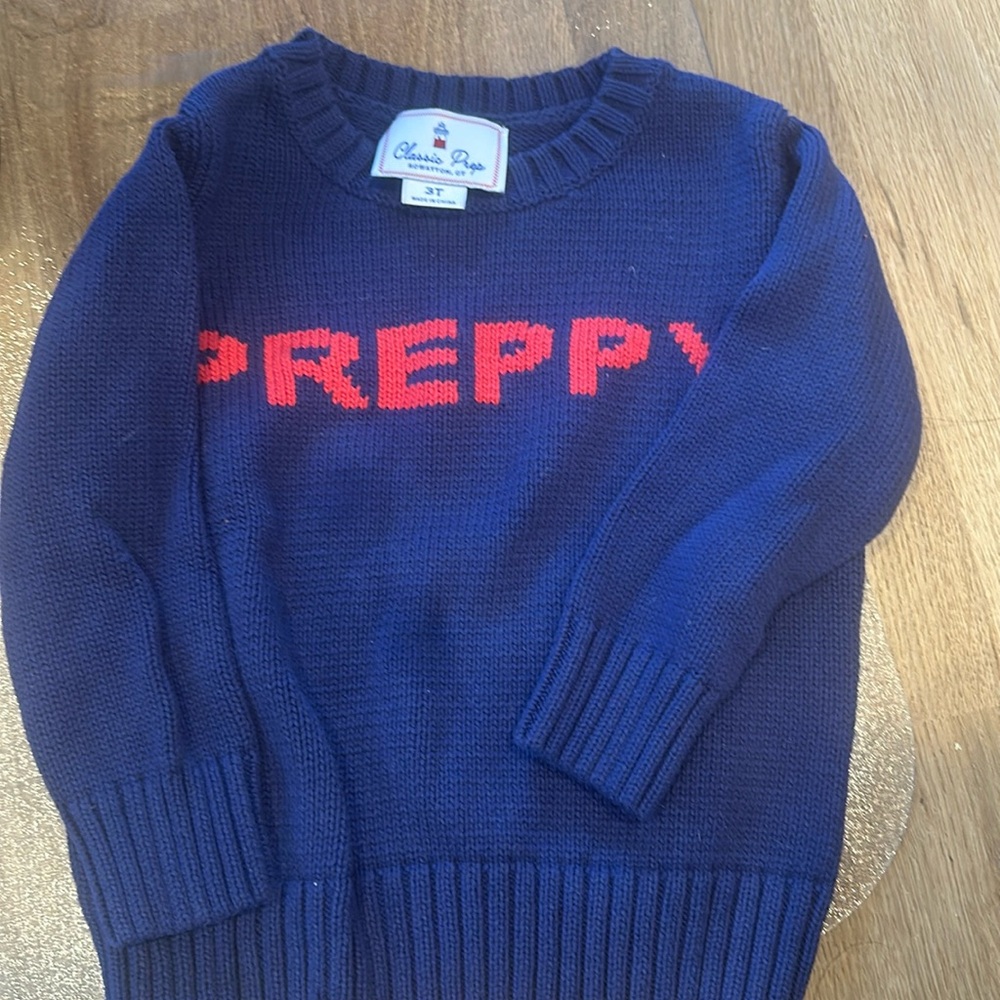 Preppy boys sweater.